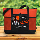 Every Child Matters 2 Native American Tote Bag With Mesh Pockets