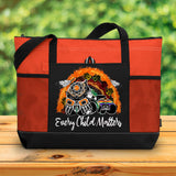 Every Child Matters 5 Native American Tote Bag With Mesh Pockets
