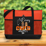 Every Child Matters 7 Native American Tote Bag With Mesh Pockets