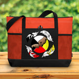Every Child Matters 8 Native American Tote Bag With Mesh Pockets