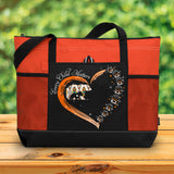 Every Child Matters Bear v12 Native American Tote Bag With Mesh Pockets