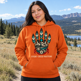 Feather Hand Native American-Inspired 2D Hoodie HDm036