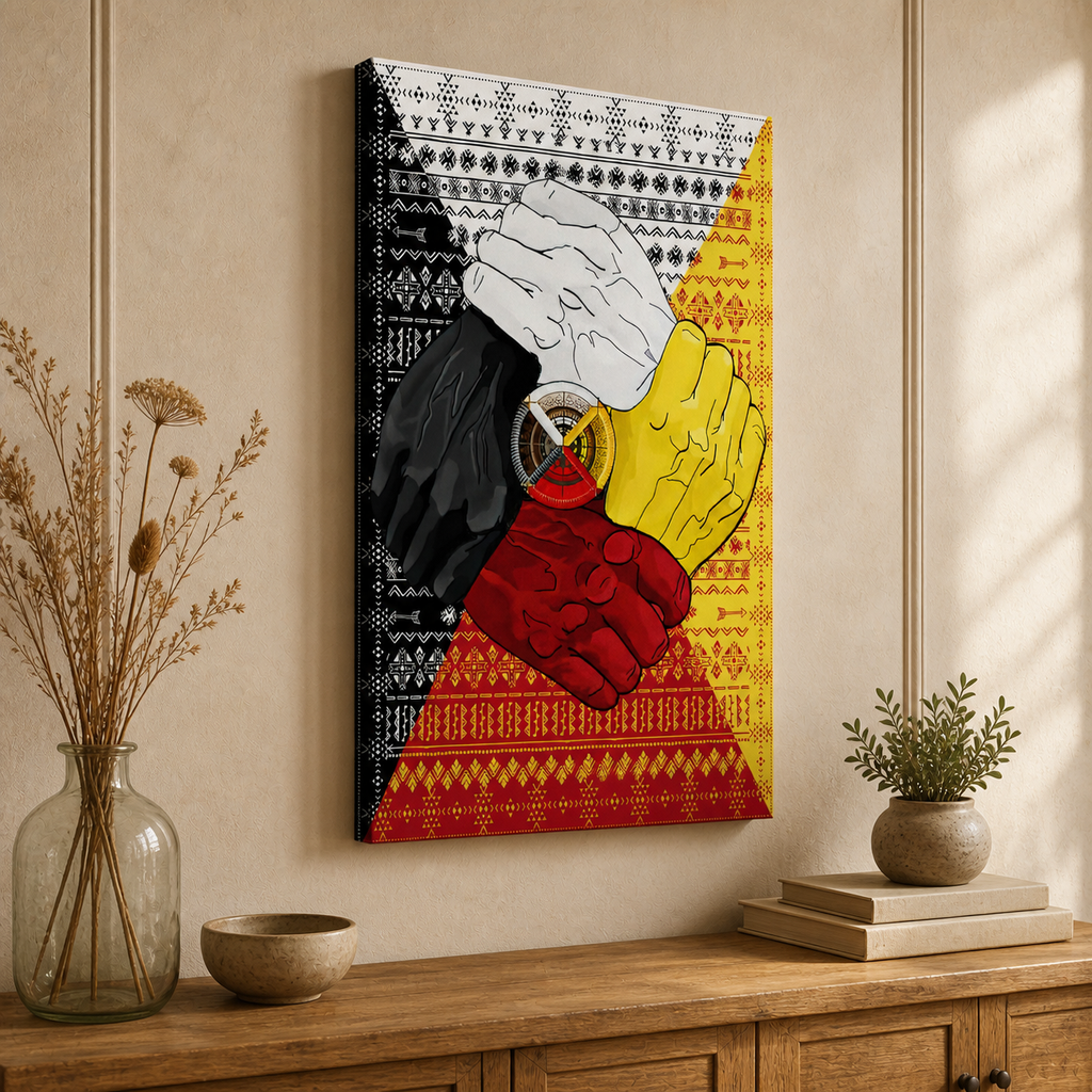 Four Nations Native American Canvas Wall GB-NAT00627