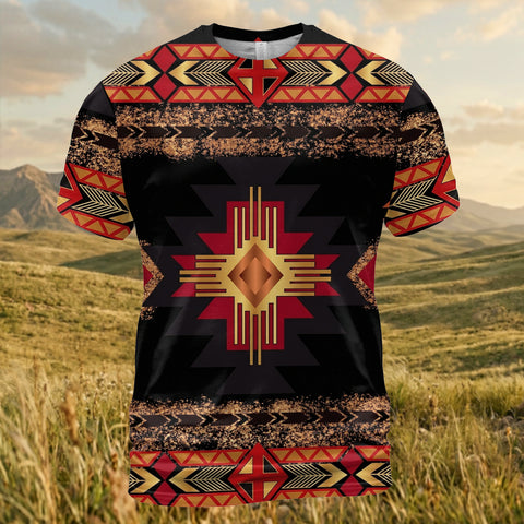 GB-HS00014v2 Native American 3D T-shirt