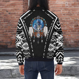 GB-HW000298v2 Dreamcatcher Native American Bomber Jacket With Sleeve Pocket