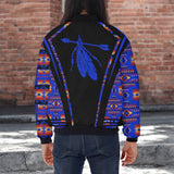 GB-HW000306 Native American Bomber Jacket With Sleeve Pocket