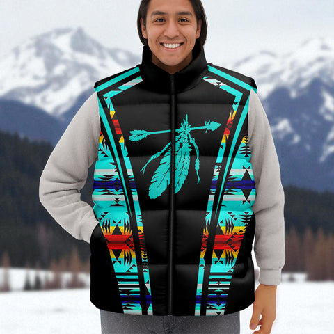 GB-HW000307 Native American Unisex Down Puffer Vest
