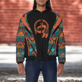 GB-HW000650 Native American Bomber Jacket With Sleeve Pocket