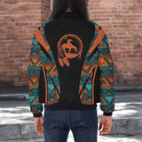 GB-HW000650 Native American Bomber Jacket With Sleeve Pocket