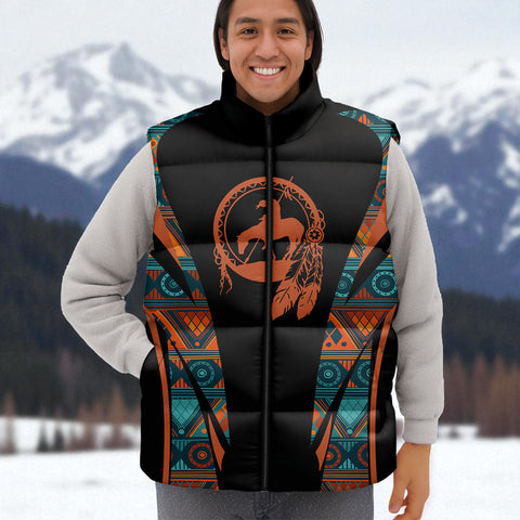 GB-HW000650 Native American Unisex Down Puffer Vest