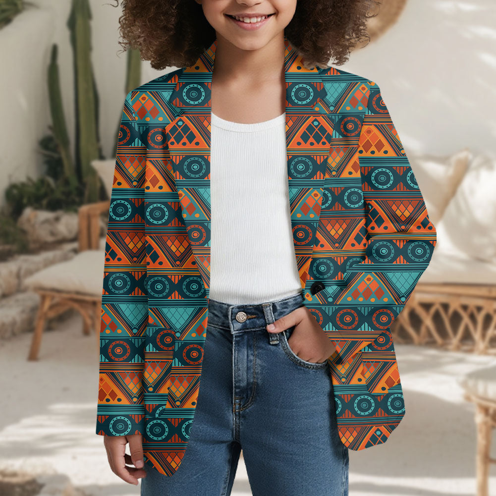 GB-HW000650 Pattern Native American Girls Suits