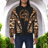 GB-HW000665 Native American Bomber Jacket With Sleeve Pocket