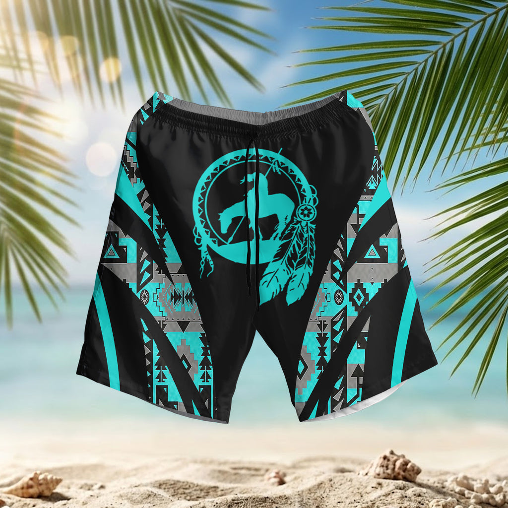 GB-HW000672 Trail of Tears Native American Hawaiian Shorts