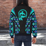 GB-HW000678 Native American Bomber Jacket With Sleeve Pocket