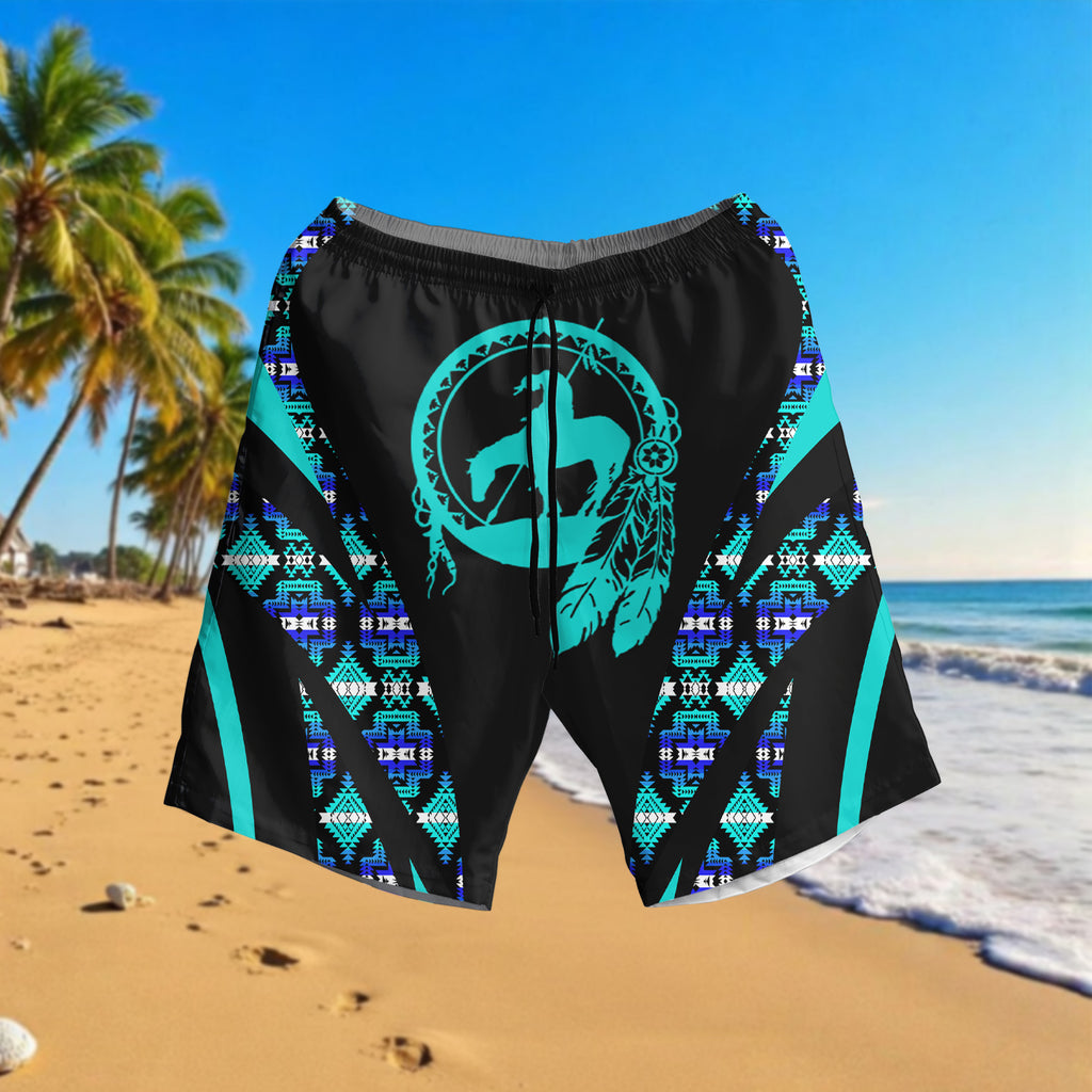 GB-HW000678 Trail of Tears Native American Hawaiian Shorts