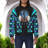GB-HW000678v2 Dreamcatcher Native American Bomber Jacket With Sleeve Pocket