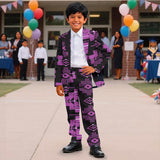 GB-HW00077 Pattern Native American Boy's Suit