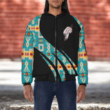 GB-HW000813 Native American Bomber Jacket With Sleeve Pocket