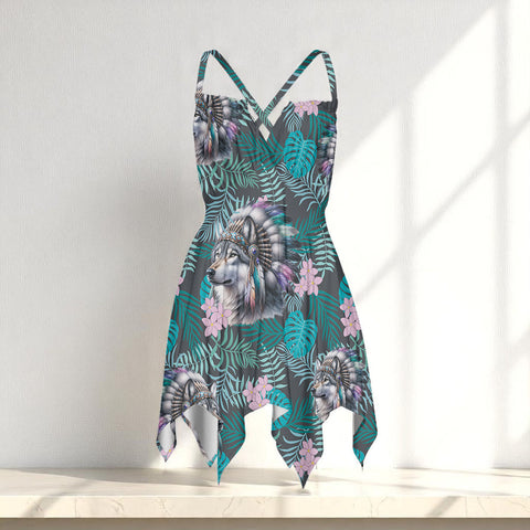 GB-HW001012 Native American Women Slip Dress