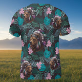 GB-HW001012v2 Bear Chief Native American 3D T-shirt