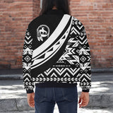 GB-HW001108 Native American Bomber Jacket With Sleeve Pocket