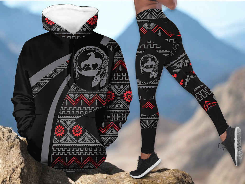 GB-HW0011168 Trail of Tears Native American Hoodie Leggings Set