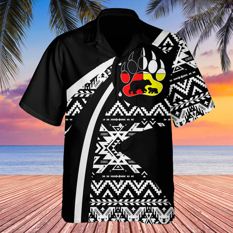 GB-HW0011171 Tribe Design Native American Hawaiian Shirt 3D