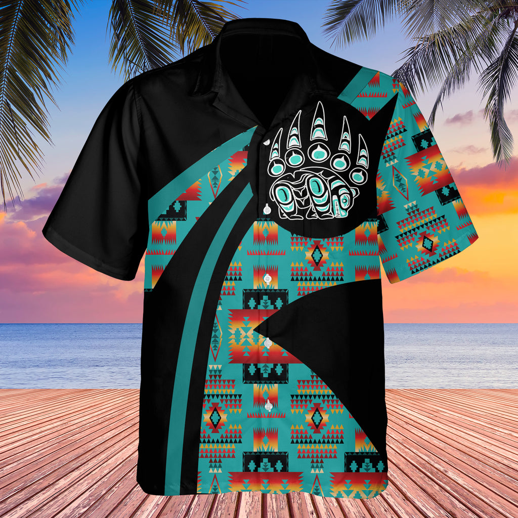 GB-HW0011176 Tribe Design Native American Hawaiian Shirt 3D