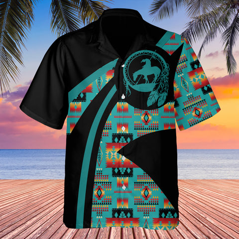 GB-HW0011177 Tribe Design Native American Hawaiian Shirt 3D