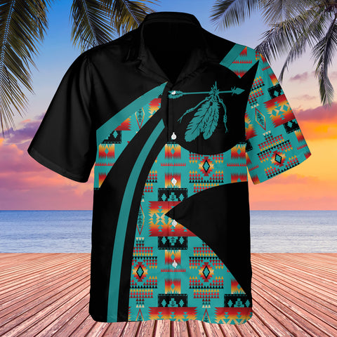 GB-HW0011178 Tribe Design Native American Hawaiian Shirt 3D