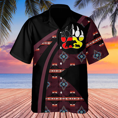 GB-HW0011181 Tribe Design Native American Hawaiian Shirt 3D