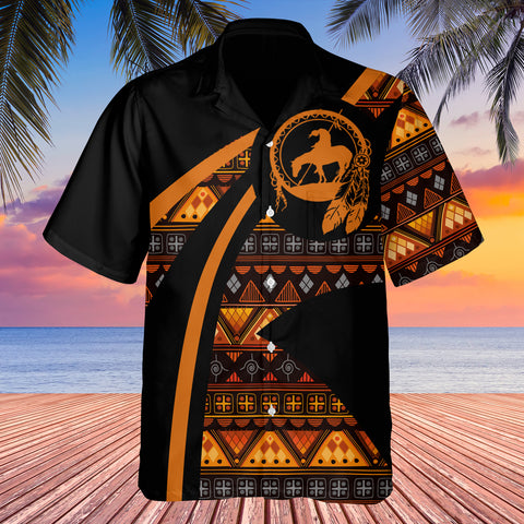 GB-HW0011192 Tribe Design Native American Hawaiian Shirt 3D