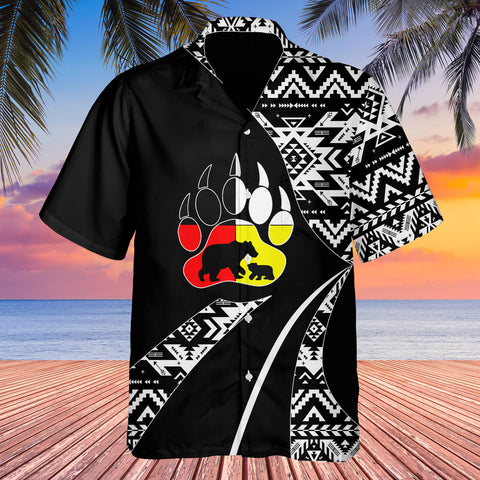 GB-HW0011193 Tribe Design Native American Hawaiian Shirt 3D