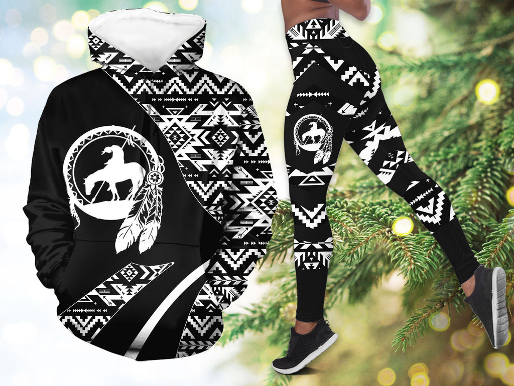 GB-HW0011195 Trail of Tears Native American Hoodie Leggings Set