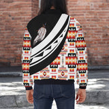 GB-HW001119 Native American Bomber Jacket With Sleeve Pocket