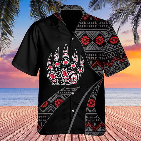 GB-HW0011200 Tribe Design Native American Hawaiian Shirt 3D