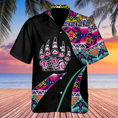 GB-HW0011203 Tribe Design Native American Hawaiian Shirt 3D