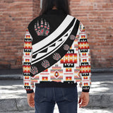 GB-HW001120 Native American Bomber Jacket With Sleeve Pocket