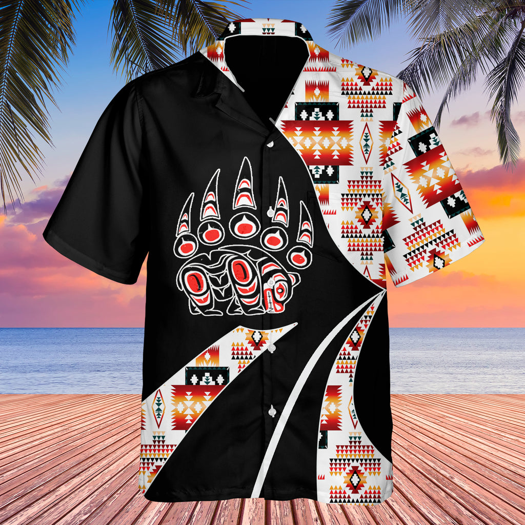 GB-HW0011213 Tribe Design Native American Hawaiian Shirt 3D