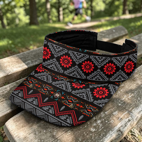 GB-HW0011306 Native American Unisex Sun Visor Cap