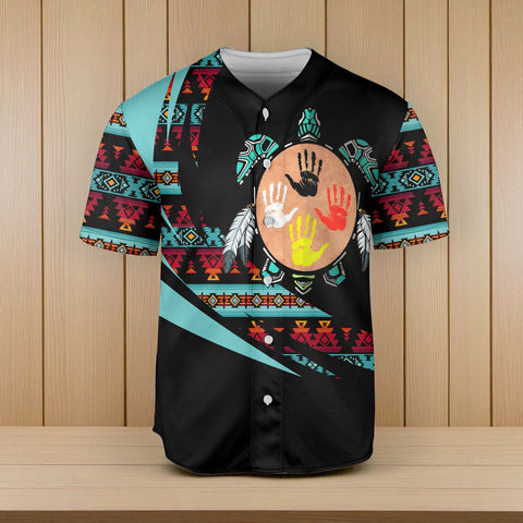 GB-HW0011313 Native American Baseball Jersey