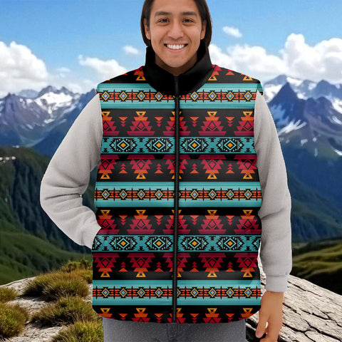 GB-HW0011313 Native American Unisex Down Puffer Vest