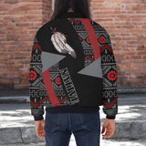 GB-HW001134 Native American Bomber Jacket With Sleeve Pocket