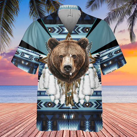 GB-HW0011430 Turtle Symbol Native American Hawaiian Shirt 3D