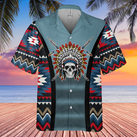 GB-HW0011465 Foot Bear Symbol Native American Hawaiian Shirt 3D