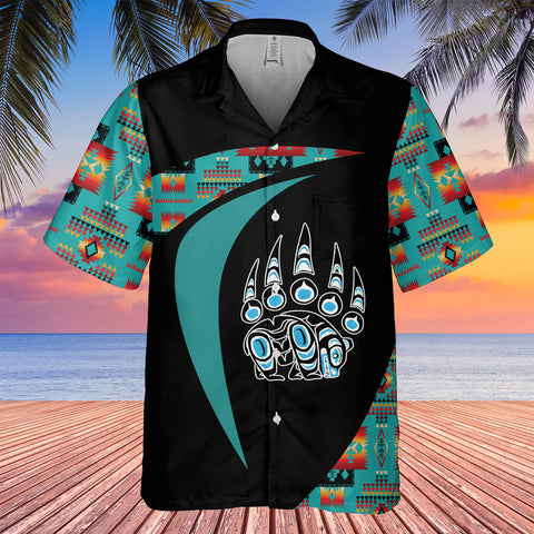 GB-HW0011493 Turtle Symbol  Native American Hawaiian Shirt 3D