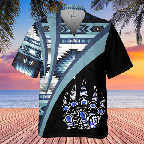 GB-HW0011564 Bear  Native American Hawaiian Shirt 3D