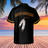 GB-HW0011164 Tribe Design Native American Hawaiian Shirt 3D