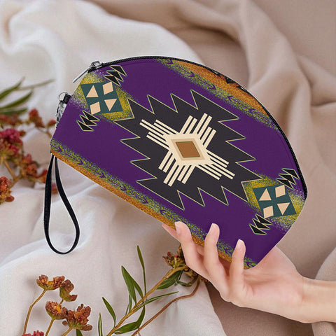 GB-NAT0001-04 Native American Curved Cosmetic Bags