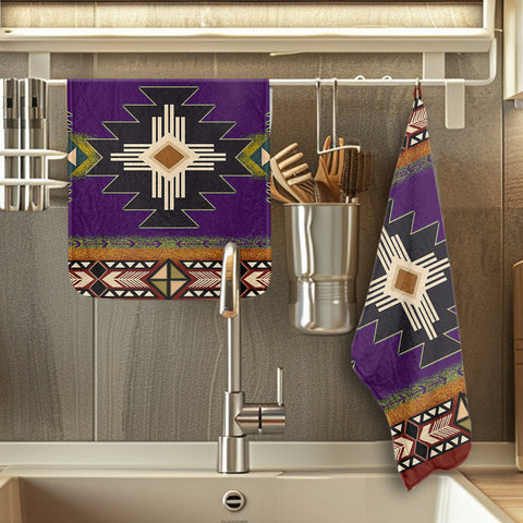 GB-NAT0001-04 Native American Kitchen Dish Towel Set of 2